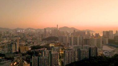 Kowloon Yarımadası şehir manzarası, Shek Kip Mei 2 Mart 2022