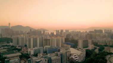 Kowloon Yarımadası şehir manzarası, Shek Kip Mei 2 Mart 2022