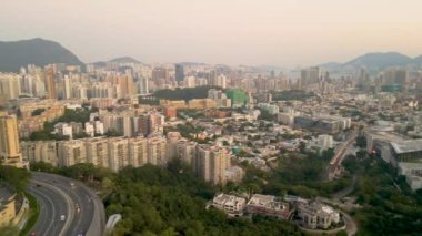 Kowloon Yarımadası şehir manzarası, Shek Kip Mei 2 Mart 2022
