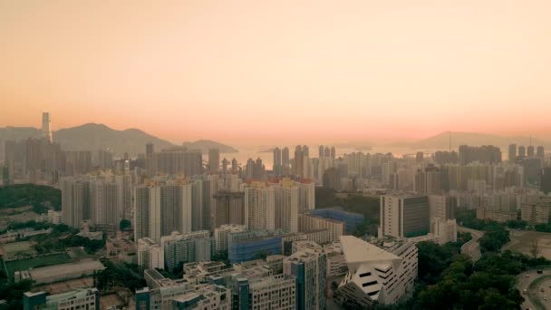 Krajobraz Miasta Półwyspu Kowloon Shek Kip Mei Marca 2022 — Wideo stockowe