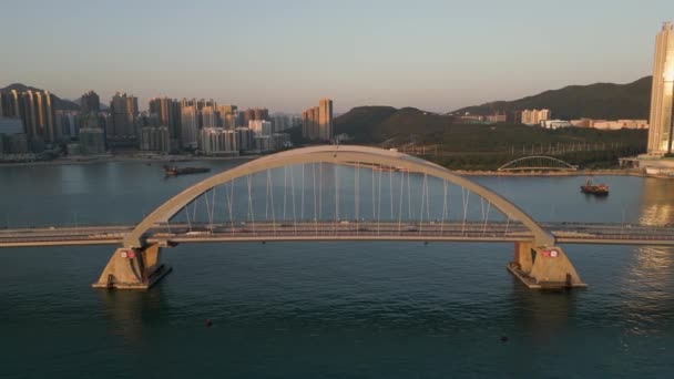 Dic 2022 Cross Bay Link Tko Bay Hong Kong — Video Stock