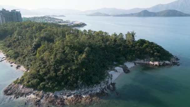 Seestern Bucht Küste Shan Hongkong Dezember 2022 — Stockvideo