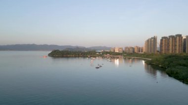 Wu Kai Sha Sahili 'nin manzarası 23 Aralık 2022