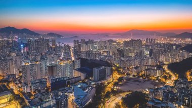 Batı Kowloon Yarımadası, Hong Kong 2 Mart 2022