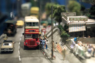 Minyatür şehir, ölçekli şehrin eğlencesi, hk 12 Ağustos 2012