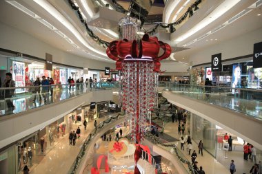 Festival Yürüyüşü bir zamanlar Hong Kong 'un en büyük alışveriş merkeziydi. 28 Kasım 2012