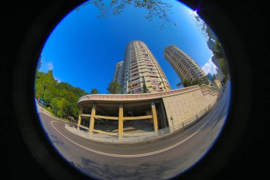 9 Aralık 2012 Lai Tak Tsuen binasının dış görünüşü