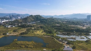 Fung Lok Wai Balık Havuzu manzarası 6 Ocak 2023