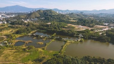 Fung Lok Wai Balık Havuzu manzarası 6 Ocak 2023