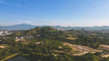 Fung Lok Wai Balık Havuzu manzarası 6 Ocak 2023