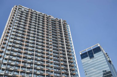 Tuen Mun yerleşim alanının manzarası 6 Ocak 2023