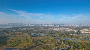 Shan Pui Balık Havuzu, Nam Sang Wai, Hong Kong 6 Ocak 2023