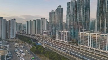 Nam Cheong Kowloon West, Hong Kong şehir merkezi 6 Ocak 2023