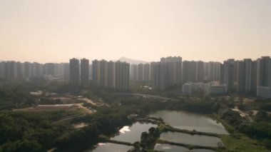 Fung Lok Wai Balık Havuzu manzarası 6 Ocak 2023