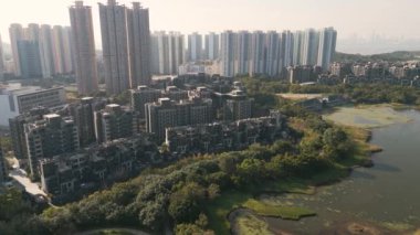 Wetland Park manzarası, Hong Kong 6 Ocak 2023