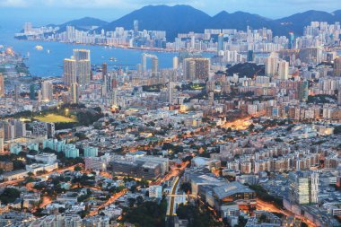 7 Temmuz 2012 Hong Kong 'daki Mega konut binaları