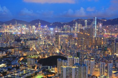 7 Temmuz 2012 Hong Kong 'daki Mega konut binaları