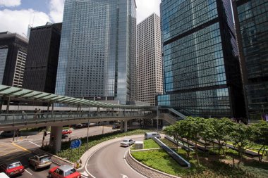 17 June 2006 modern architecture, office buildings in business district