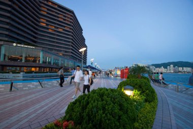 26 June 2006 the landscape of Tsim Sha Tsui Promenade, hk