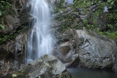 the Ng Tung Chai Waterfalls at the New Territories