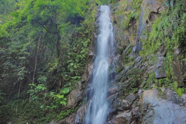the Ng Tung Chai Waterfalls at the New Territories