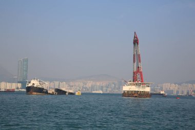 5 Jan 2013 A Hong Kong skylines ON BLUE SKY