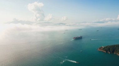 14 Jan 2023 the landscape of Sulphur Channel, Hong Kong