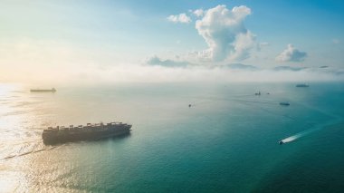 14 Jan 2023 the landscape of Sulphur Channel, Hong Kong