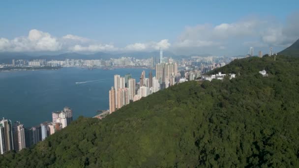 Paisagem Monte Davis Hong Kong — Vídeo de Stock