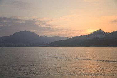 17 Feb 2013 the sunset of Junk Bay, Tseung Kwan O bay