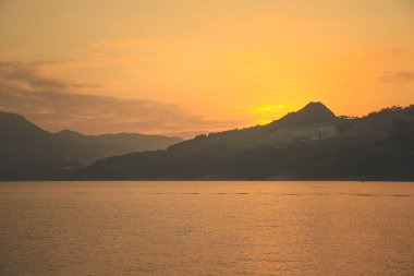 17 Feb 2013 the sunset of Junk Bay, Tseung Kwan O bay