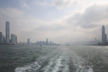 the metropolis at Victoria Harbor, Hong Kong, 23 Feb 2013