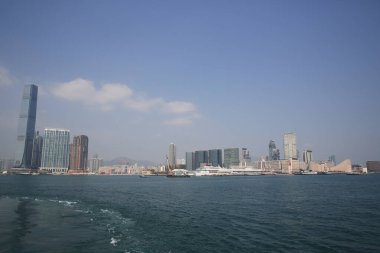 the Tsim Sha Tsui from Victoria Harbour, 23 Feb 2013