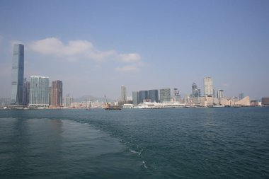 the Tsim Sha Tsui from Victoria Harbour, 23 Feb 2013