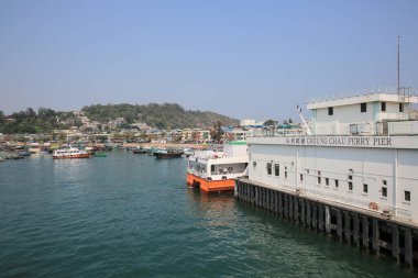 23 Feb 2013 traditional small fisher boat in Cheung Chau island, HK