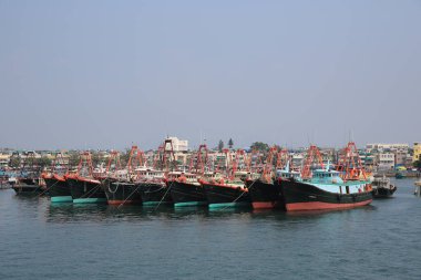 23 Feb 2013 traditional small fisher boat in Cheung Chau island, HK