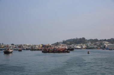 23 Feb 2013 traditional small fisher boat in Cheung Chau island, HK