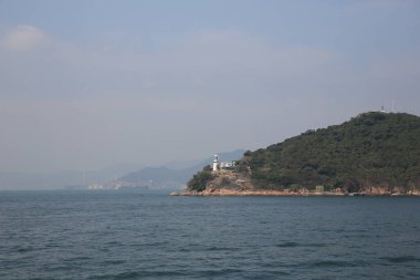 23 Feb 2013 the landscape of Sulphur Channel, Hong Kong