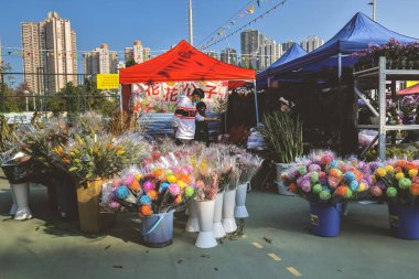 HK Chinese New Year Flower Markets, po hong park 19 Jan 2023