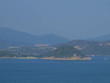 Port Shelter, Hong Kong manzarası.