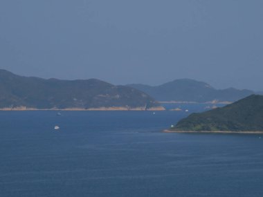 Port Shelter, Hong Kong manzarası.
