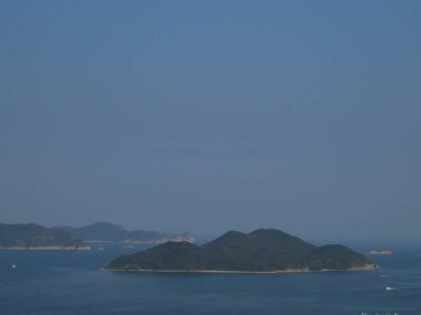 Port Shelter, Hong Kong manzarası.