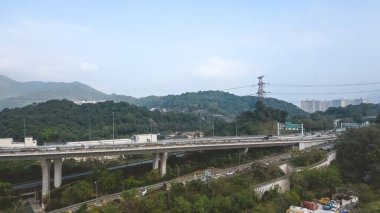 23 Jan 2023 the cityscape of Lam Kam Road, hk