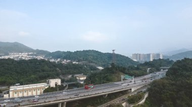 23 Jan 2023 the cityscape of Lam Kam Road, hk