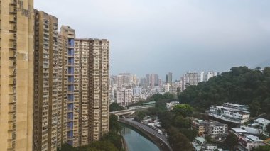 the cityscape of Tai Wo, hong kong 23 Jan 2023