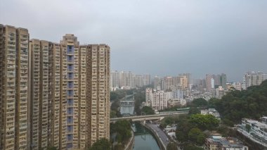 the cityscape of Tai Wo, hong kong 23 Jan 2023