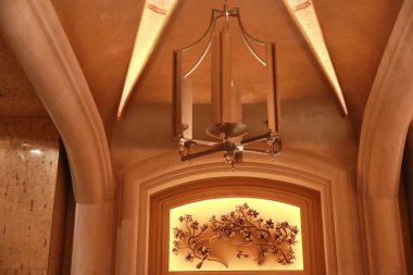 the interior view of Casino and Hotel , Macau 22 March 2013