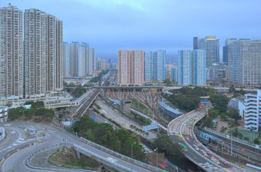 9 May 2013 residential district, the Kowloon bay, Hong Kong