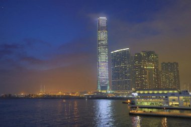 6 May 2013 a west Kowloon Night View, the city concept