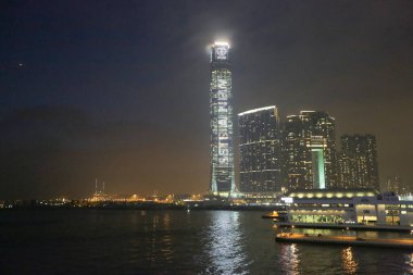 6 May 2013 a west Kowloon Night View, the city concept